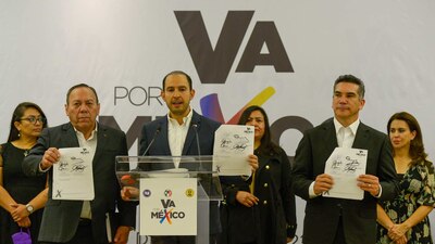 La alianza también afirmó que ya iniciaron con la mesas para definir al candidato para el 2024