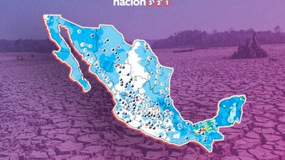 La Conagua alertó que 61 presas se ubican por debajo del 50% de su nivel de almacenamiento