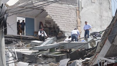 Se registraron algunos edificios colapsados en la Ciudad de México tras el sismo de 7.1 grados con epicentro en Morelos