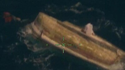 Agentes de la Semar se trasladaron a la zona para el ayudar al hombre