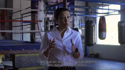 La excampeona del mundo ahora es diputada federal