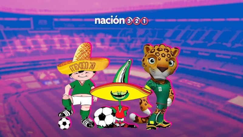 ¿Cuáles han sido las mascotas de México en los mundiales de futbol?
