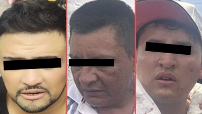 Los tres fueron llevados al Ministerio Público