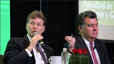 Enrique de la Madrid y Pablo Azcárraga presidente del Consejo Nacional Empresarial Turístico