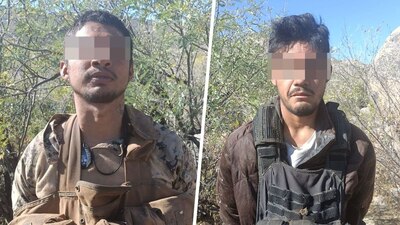 Dijeron obedecer órdenes del 'Ponchis'; fueron encontrados con armas de grueso calibre