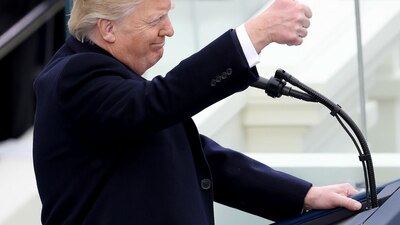Donald Trump pintó un futuro mejor para Estados Unidos en su discurso inaugural