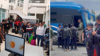 Fueron entregados al INM para trasladarlos a la Estación Migratoria de Chiapas