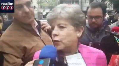 Bárcena dice que está muy contenta de que haya ganado las elecciones el tabasqueño