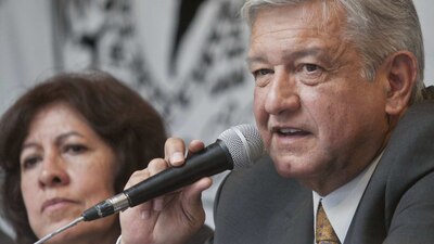 El presidente electo durante una conferencia en 2012