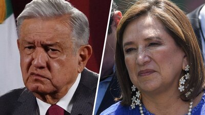 Una vez más, AMLO cuestionó que la panista tenga "dos empresas prósperas"