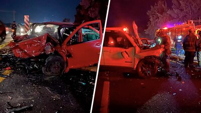 Los heridos fueron trasladados de urgencia a hospitales de la zona