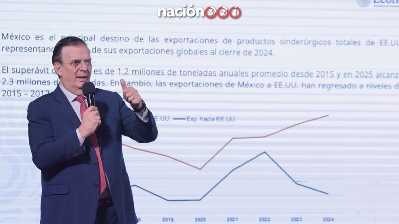 Ebrard pide a Trump usar ‘sentido común’ en aranceles al acero y aluminio