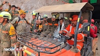 Rescatan con vida a trabajador de la Mina Santa Fe
