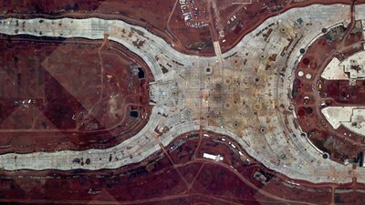 Así lucía el lugar donde se construía el Nuevo Aeropuerto Internacional de la Ciudad de México