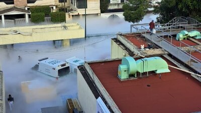 Según el IMSS, ocurrió derivada de la fractura de un aditamento; no fue grave