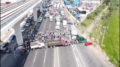 Los manifestantes se dijeron inconformes con los resultados de las elecciones