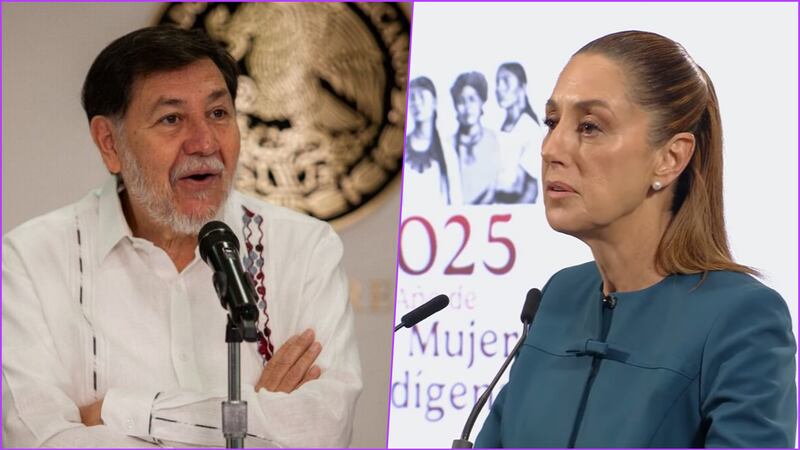 Sheinbaum refuta a Noroña: niega fractura en la 4T y dice lo importante es el bienestar del pueblo