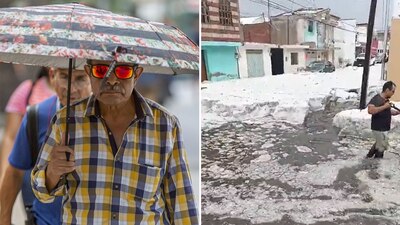 En Tamaulipas el calor es 'insoportable', y en Puebla parecía Navidad