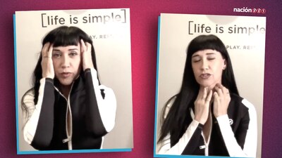 La actriz y cantante grabó un video dedicado al Dr. López-Gatell