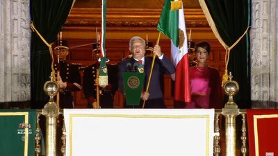 AMLO emitió su mensaje ante un Zócalo repleto tras dos años de pandemia