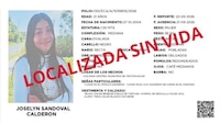 Hallan sin vida a Joselyn Sandoval, estudiante de la UAEMéx reportada como desaparecida