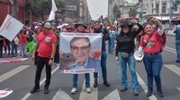 CNTE marcha nuevamente en CDMX y provocan afectaciones viales en el Centro Histórico