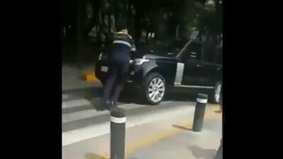 El conductor se molesto por un EVENTO DEPORTIVO