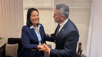 ‘Alito’ Moreno se reúne con Keiko Fujimori, pactan fortalecer la relación entre México y Perú