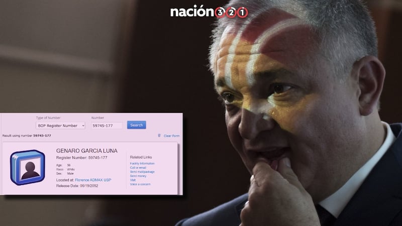 ¡Máxima seguridad! García Luna es trasladado a la prisión ADMAX Florence, donde está ‘El Chapo’