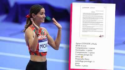 La atleta aprovechó la crisis en la Conade para expresar su molestia