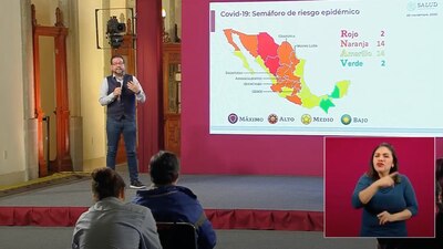En el país, hay dos estados en el nivel más bajo del semáforo: Campeche y Chiapas