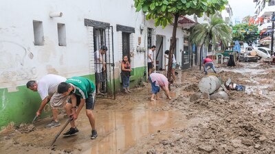 El fenómeno se degradó este domingo a tormenta tropical en las costas de Sinaloa.