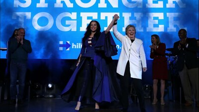 La cantante Katy Perry siempre ha mostrado su apoyo a la demócrata