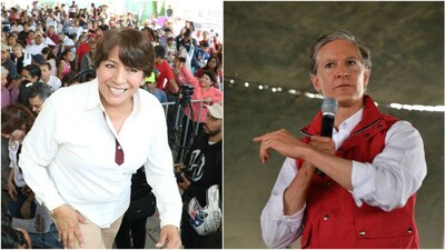 Delfina Gómez y Alfredo del Mazo están al frente en las preferencias electorales de las elecciones del Edomex