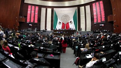 Los legisladores de la alianza Va por México dejaron sus curules durante la discusión sobre la Ley Minera