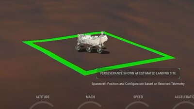 La misión 'Mars 2020' de la agencia tardó en llegar al 'Planeta Rojo' casi siete meses