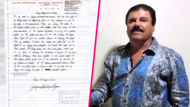 ‘Chapo’ Guzmán pide a EU contactar a Sheinbaum para buscar su extradición a México