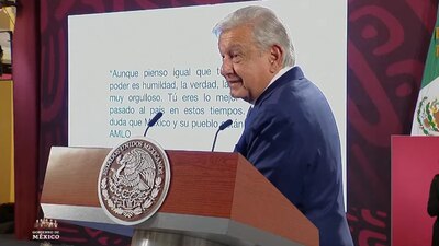 AMLO dio a conocer las emotivas palabras que le dedicó a Sheinbaum