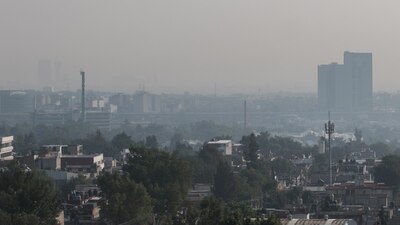 La Ciudad de México amaneció este martes con niveles de contaminación alarmantes
