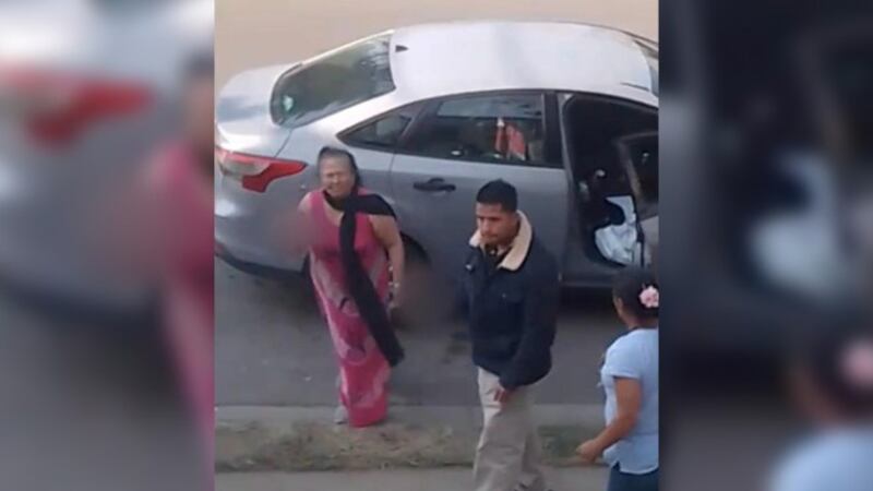 VIDEO: Mujer de la tercera edad asesina a un hombre en la disputa por una propiedad