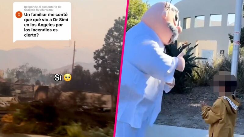 ¡Qué buena labor! Doctor Simi apoya a afectados por los incendios forestales en California