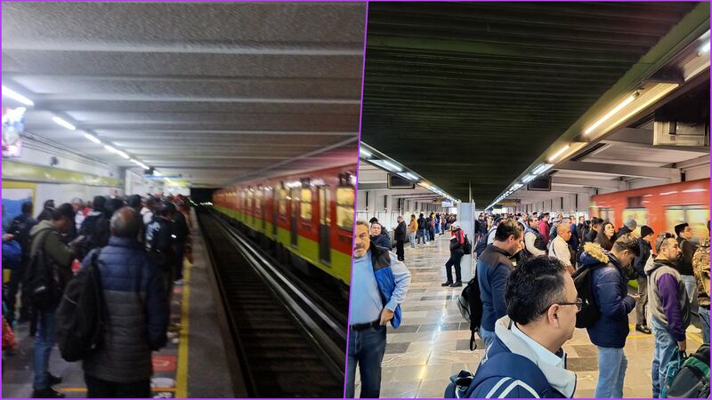Caos en la Línea 3 del Metro: usuarios denuncian largos retrasos y erróneos reportes