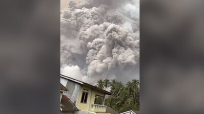Hace unas semanas, el Monte Ruang ya había hecho erupción