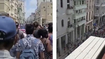 Las protestas se han registrado en regiones como La Habana, Camagüey y Guantánamo.