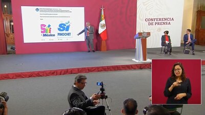 El presidente comparó los logotipos de dos movimientos políticos que surgieron en diferentes épocas