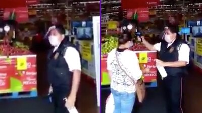Una mujer en un supermercado de Puebla aseguró que el artefacto mata las neuronas