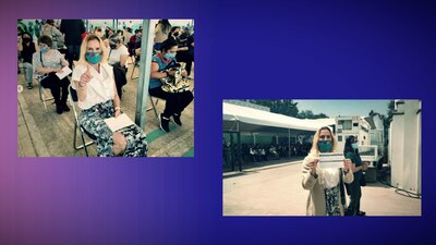 La esposa del presidente mostró que ya fue vacunada contra la COVID-19