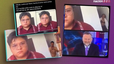 Tras el imprevisto durante la transmisión en vivo, a Gibrán no le quedó más que sonreír
