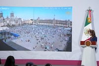 “En la marcha vimos las mismas caras de la Marea Rosa y muy pocos jóvenes”: Sheinbaum