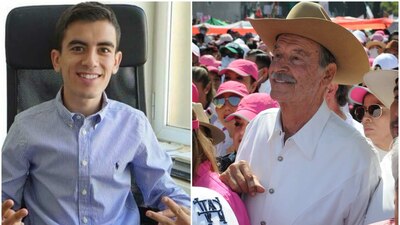Después de una hora y más de 700 respuestas, Vicente Fox borró su tuit
